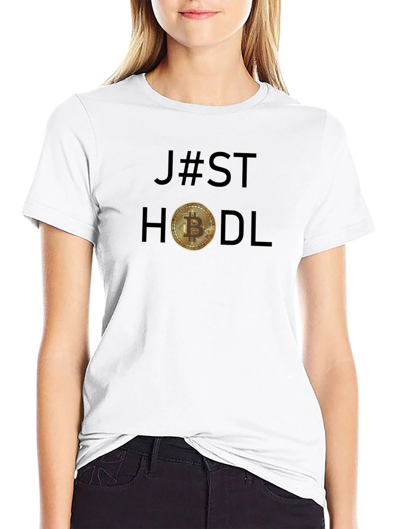 Just Hodl Bitcoin T-Shirt - Crypto Investor Tee