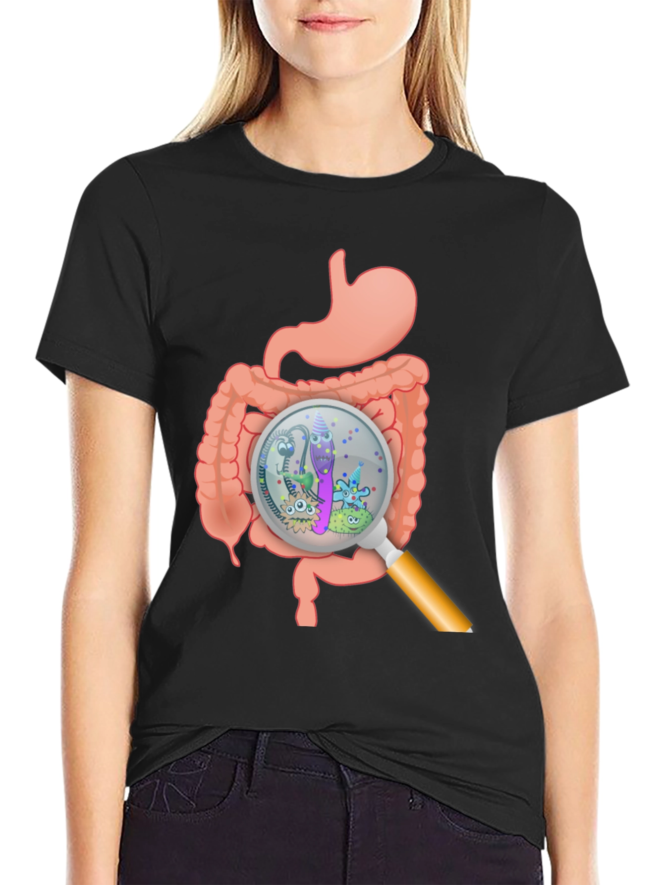 Gut Microbiome T-Shirt - Digestive System Tee