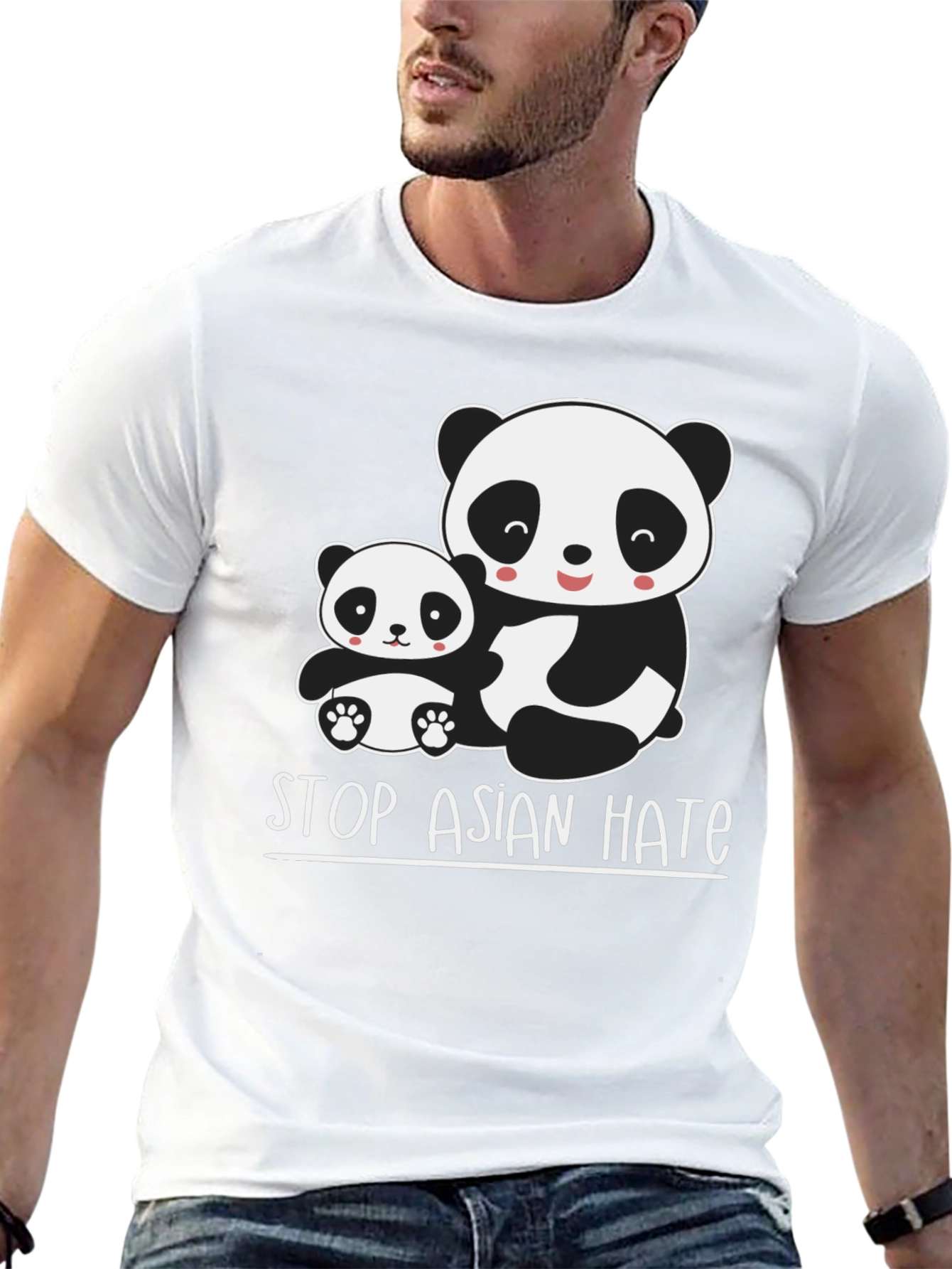 Stop Asian Hate Panda T-Shirt