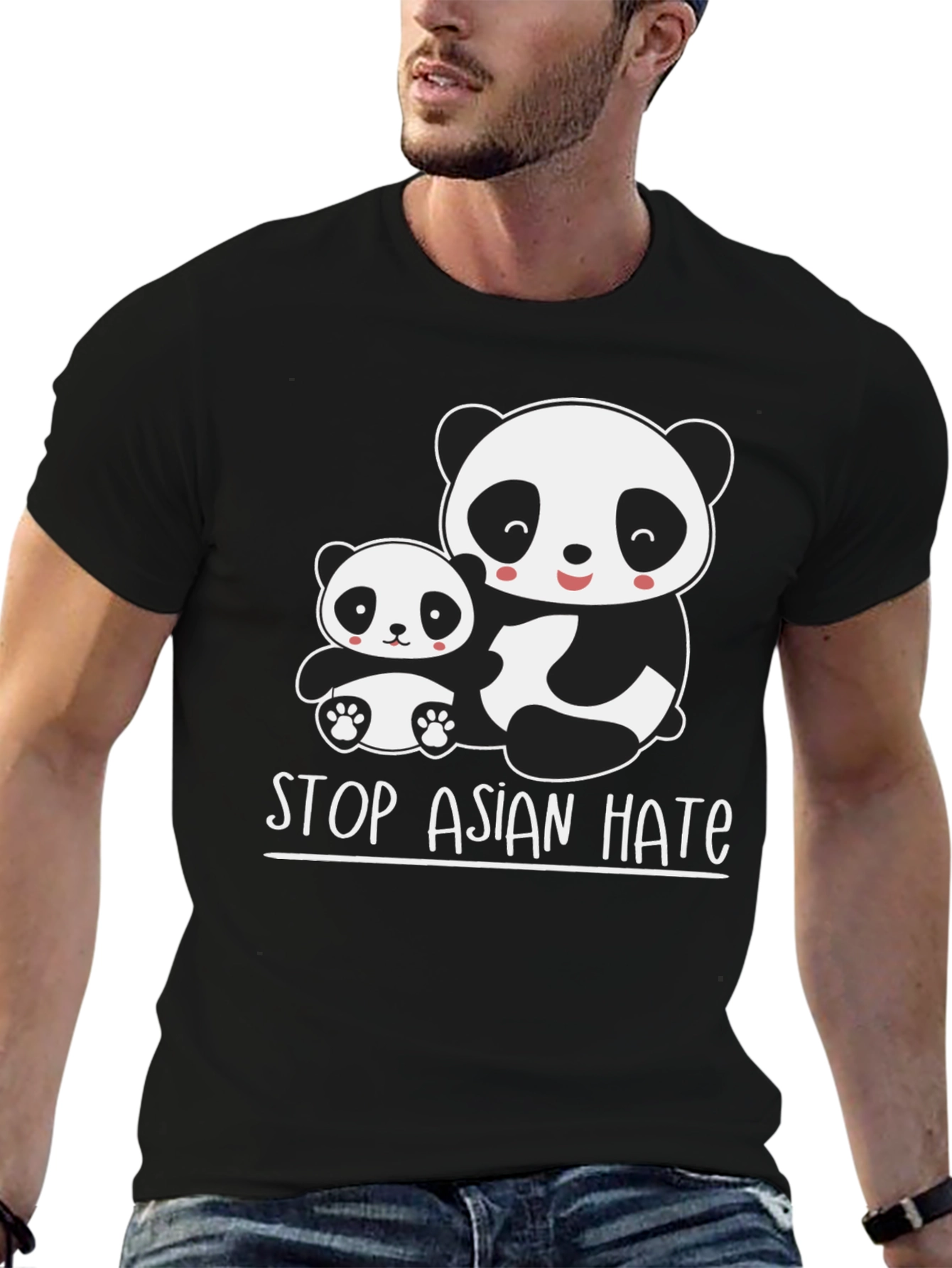 Stop Asian Hate Panda T-Shirt