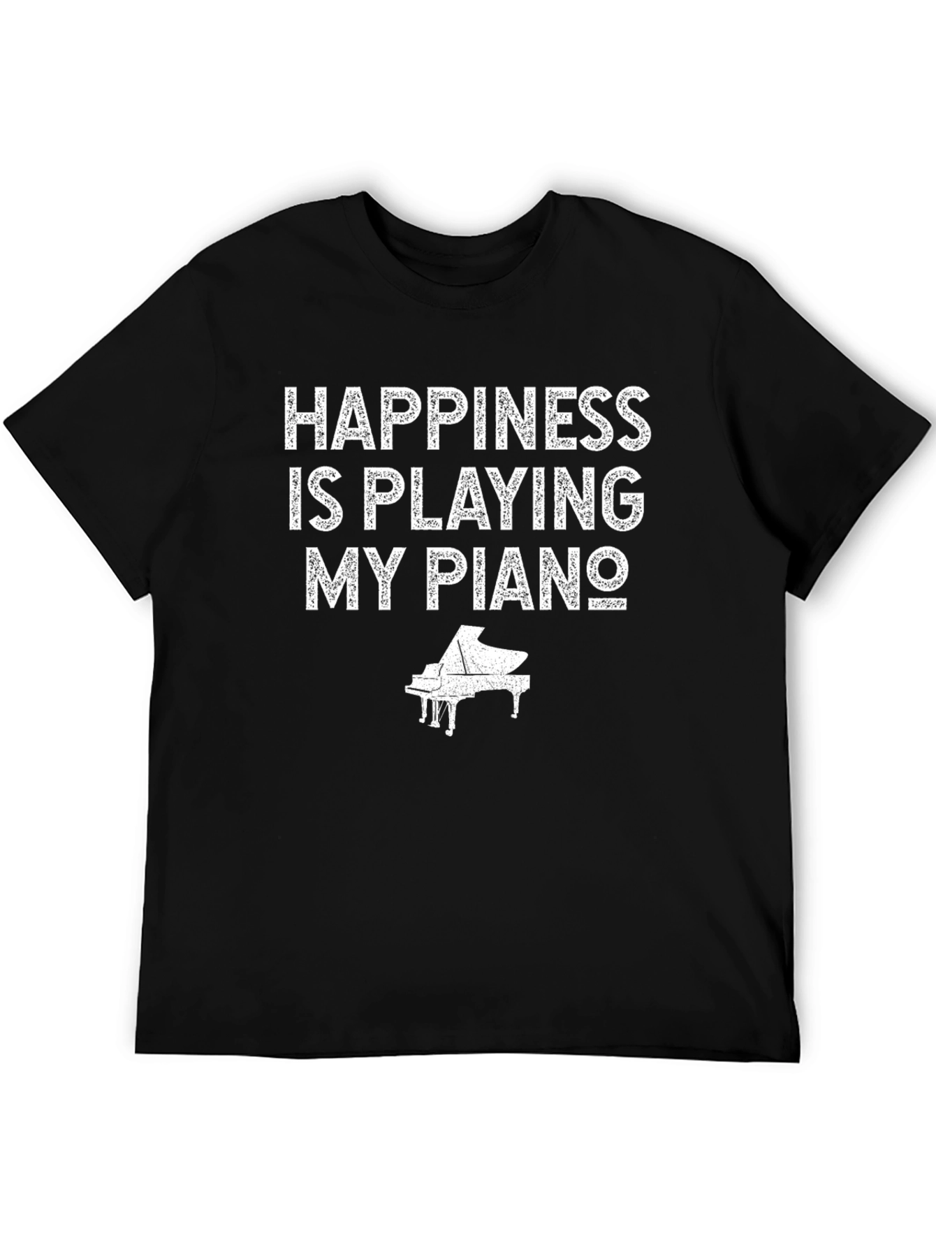 Happiness is Playing My Piano Graphic Tee