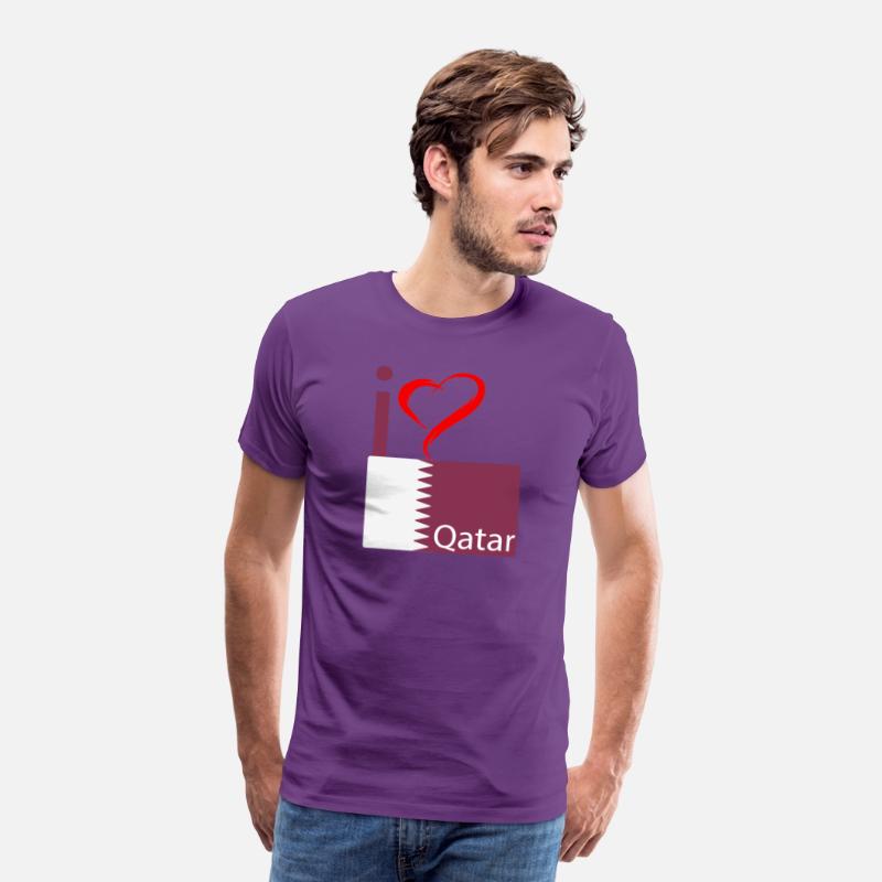 I love Qatar Flag Qatar