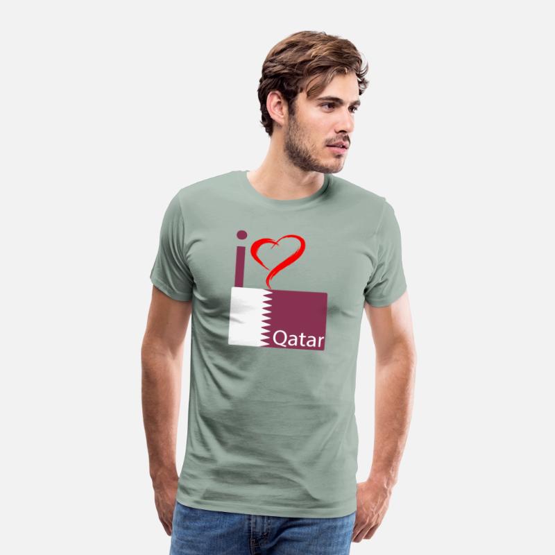 I love Qatar Flag Qatar