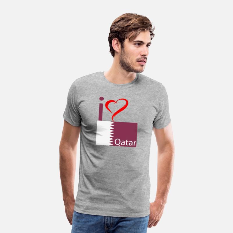 I love Qatar Flag Qatar