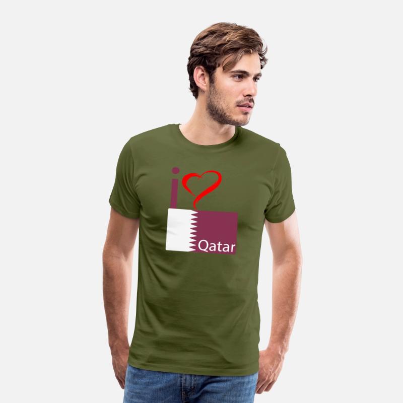 I love Qatar Flag Qatar