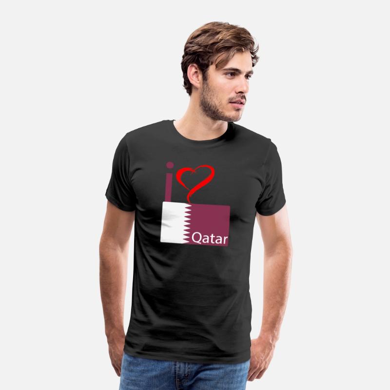 I love Qatar Flag Qatar