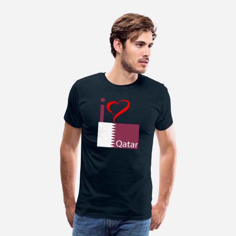 I love Qatar Flag Qatar