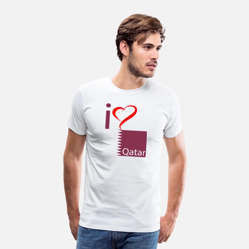 I love Qatar Flag Qatar
