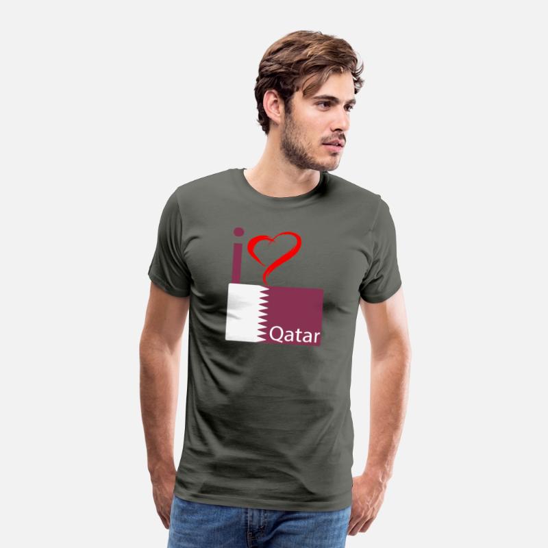 I love Qatar Flag Qatar