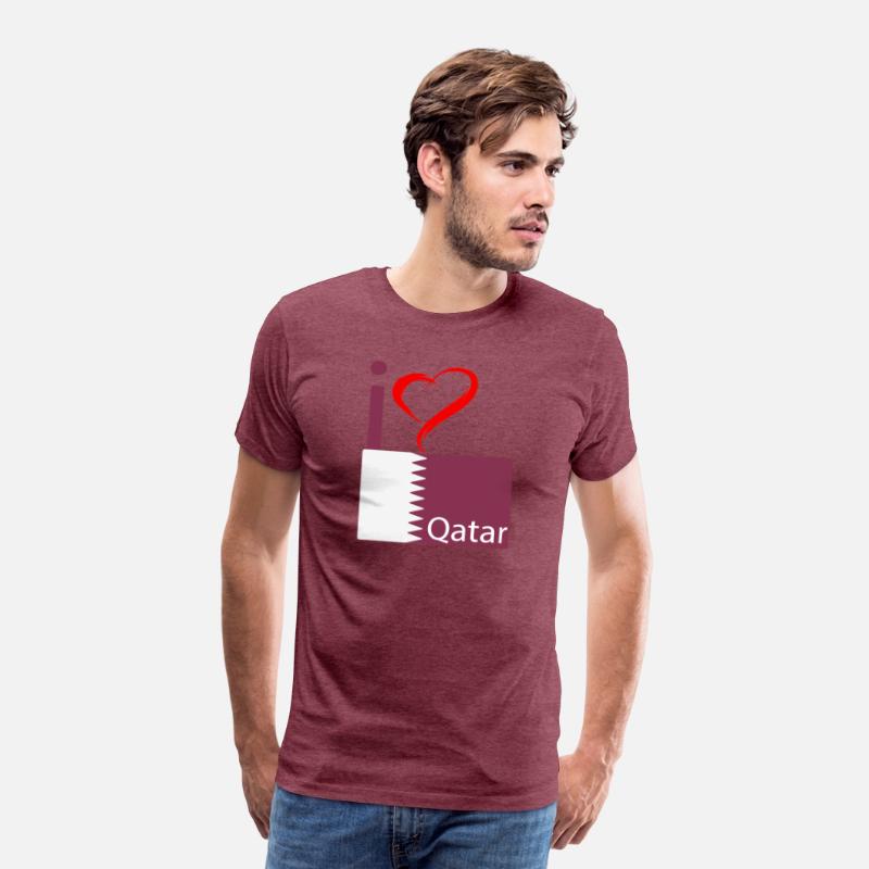 I love Qatar Flag Qatar
