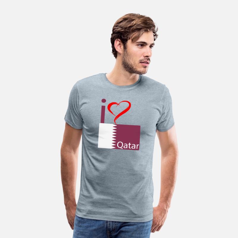 I love Qatar Flag Qatar
