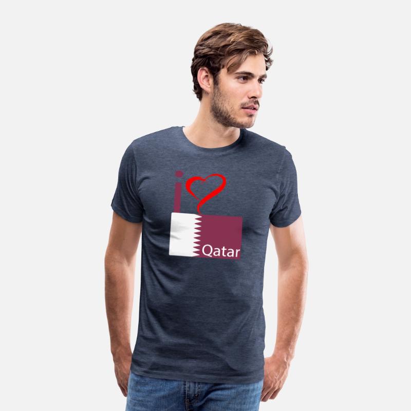 I love Qatar Flag Qatar