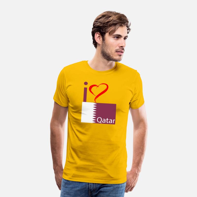 I love Qatar Flag Qatar