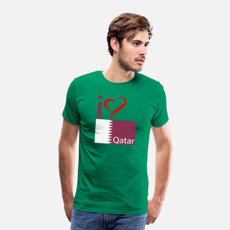 I love Qatar Flag Qatar