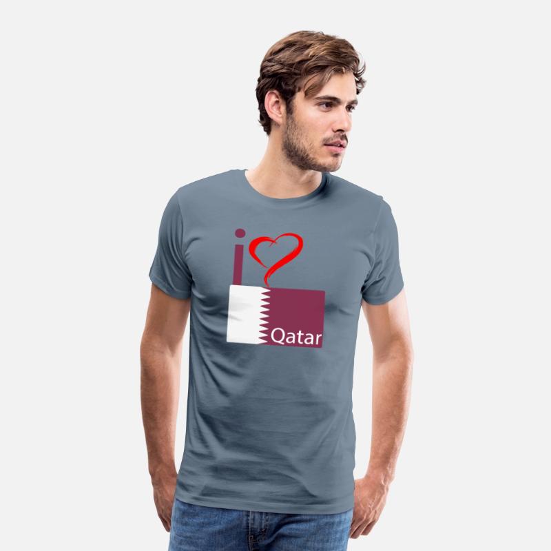 I love Qatar Flag Qatar