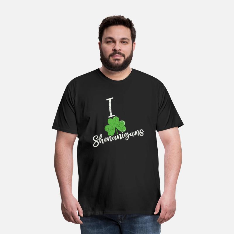 I Love Shenanigans Clover Shamrock Saint Patricks