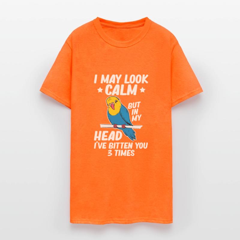 I May Look Calm Parrot Bird Budgerigar Funny