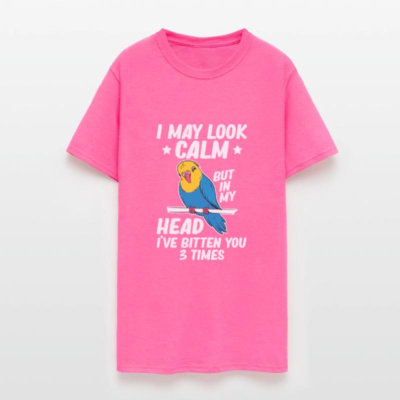 I May Look Calm Parrot Bird Budgerigar Funny