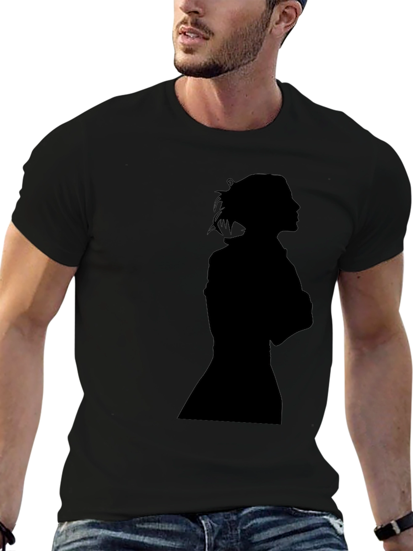 Silhouette Graphic Tee - Black