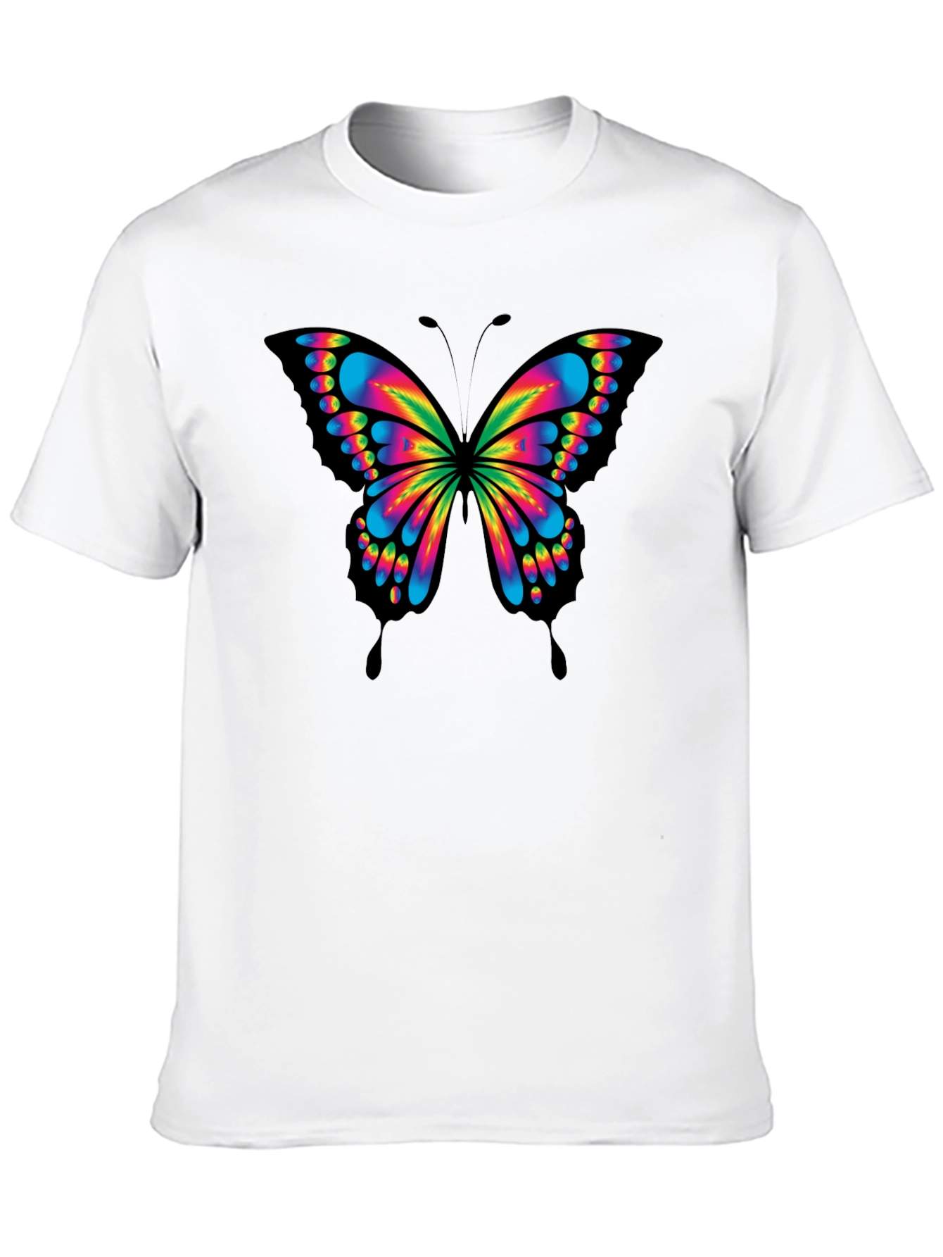 Vibrant Butterfly Graphic Tee - Soft Cotton Blend