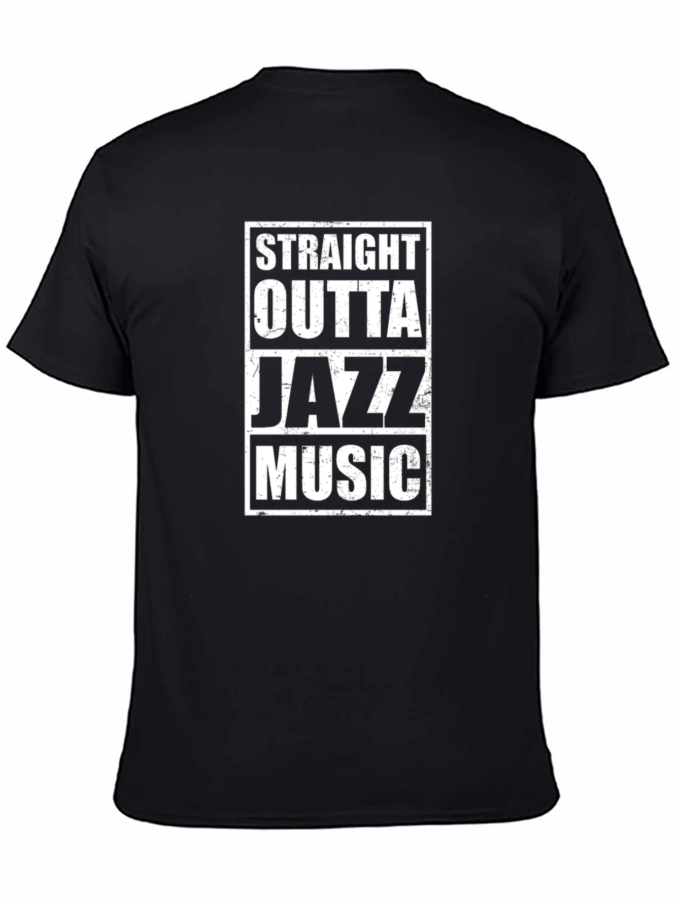 Straight Outta Jazz Music Graphic T-Shirt