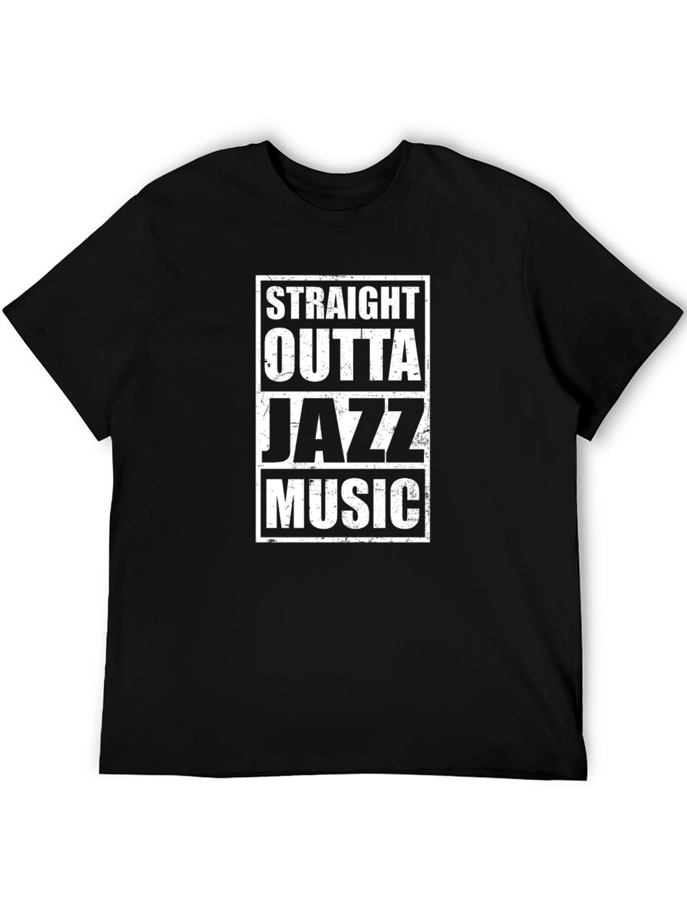 Straight Outta Jazz Music Graphic T-Shirt