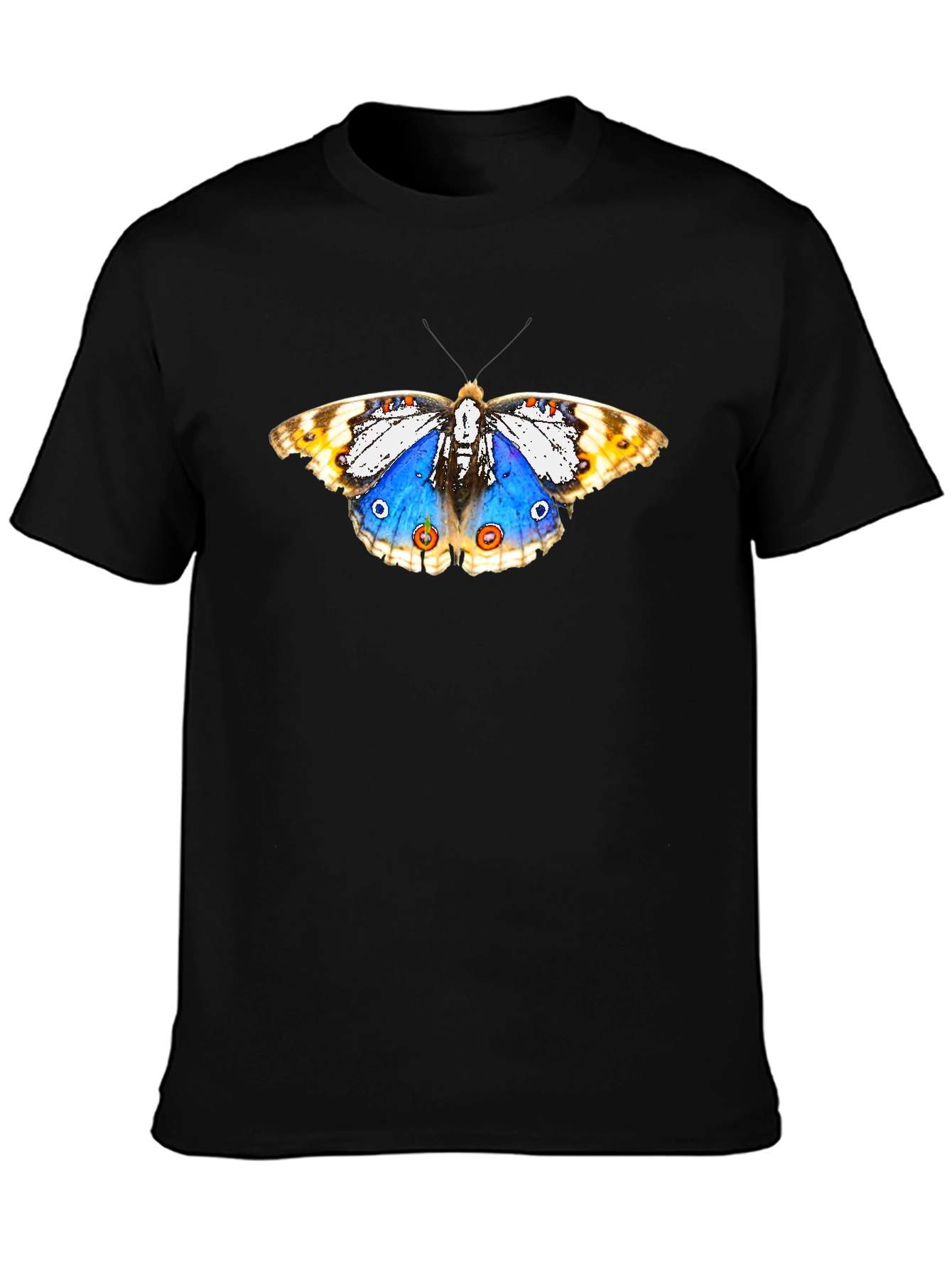 Butterfly Graphic T-Shirt - Stylish Black Tee
