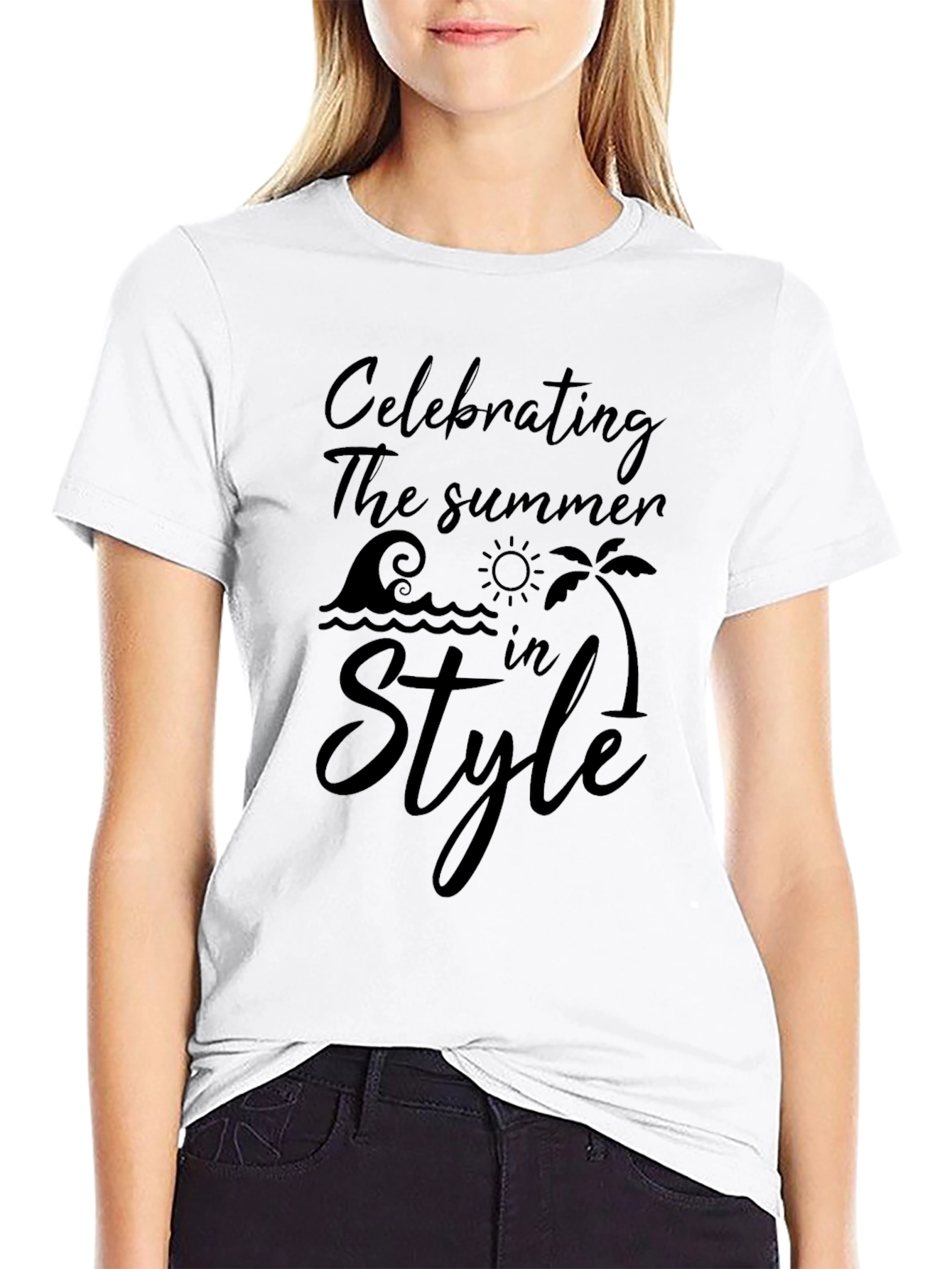 Summer Style Graphic Tee - Beach Vacation Ready