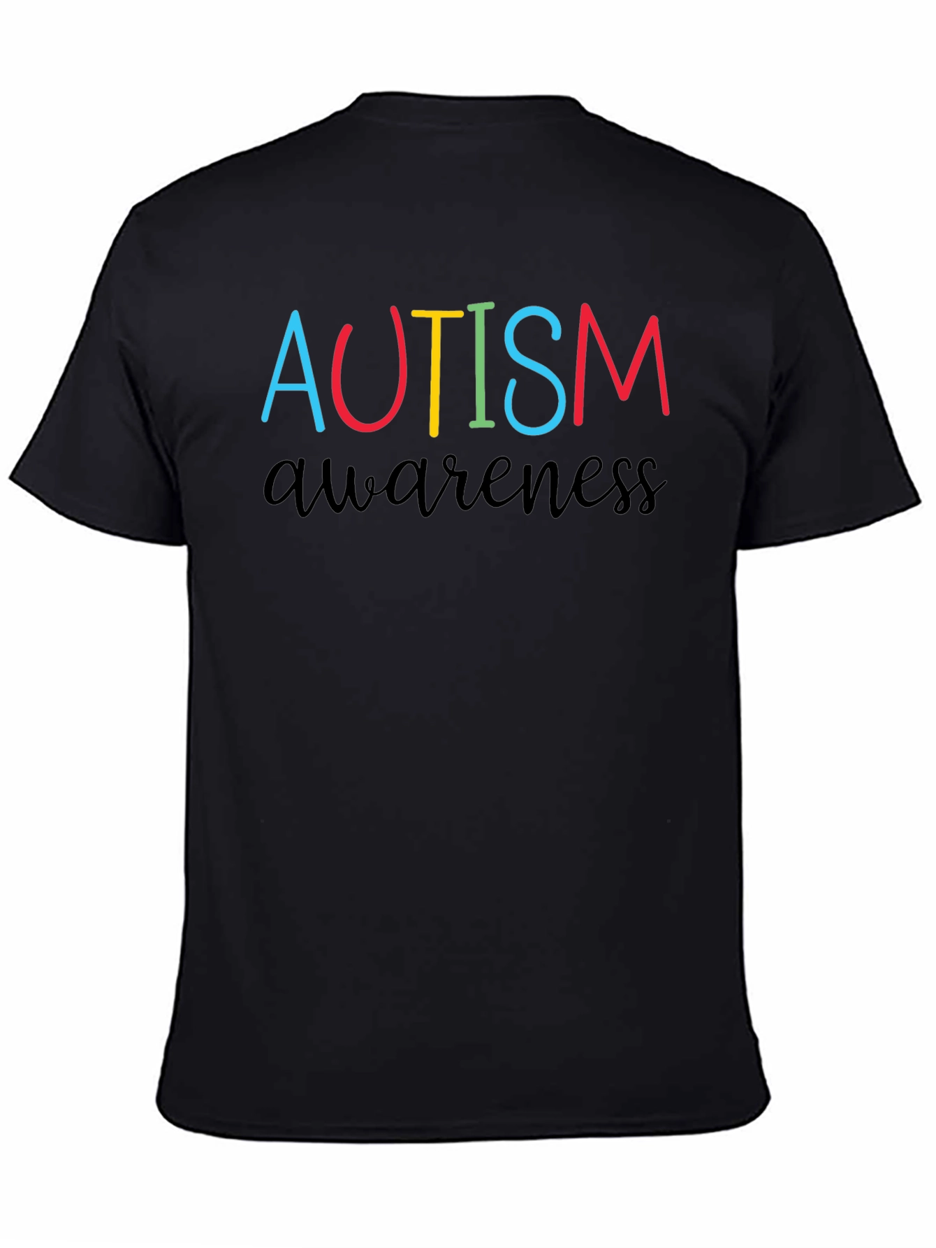 Autism Awareness Black T-Shirt