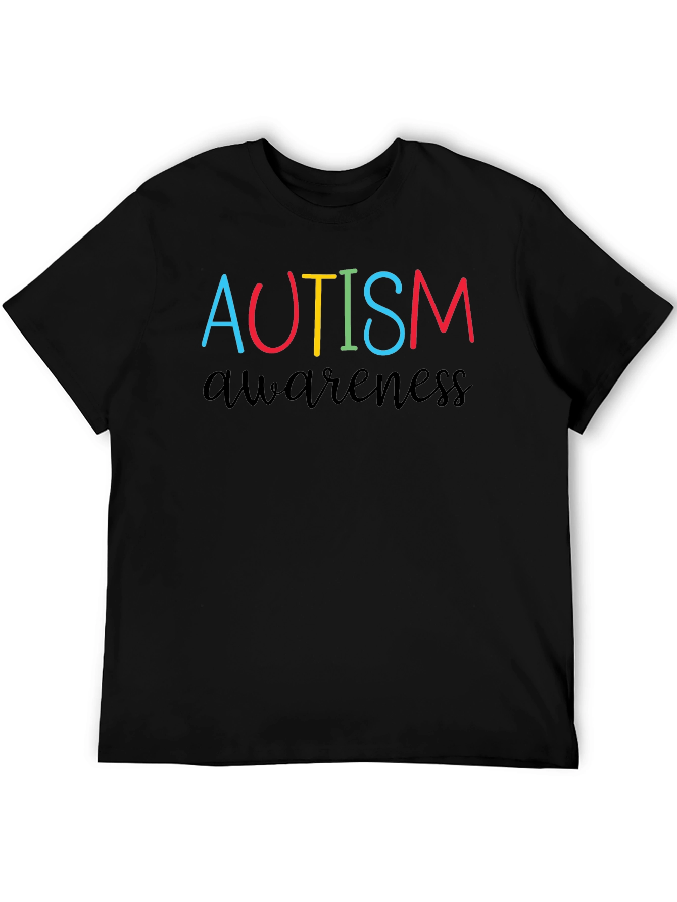 Autism Awareness Black T-Shirt
