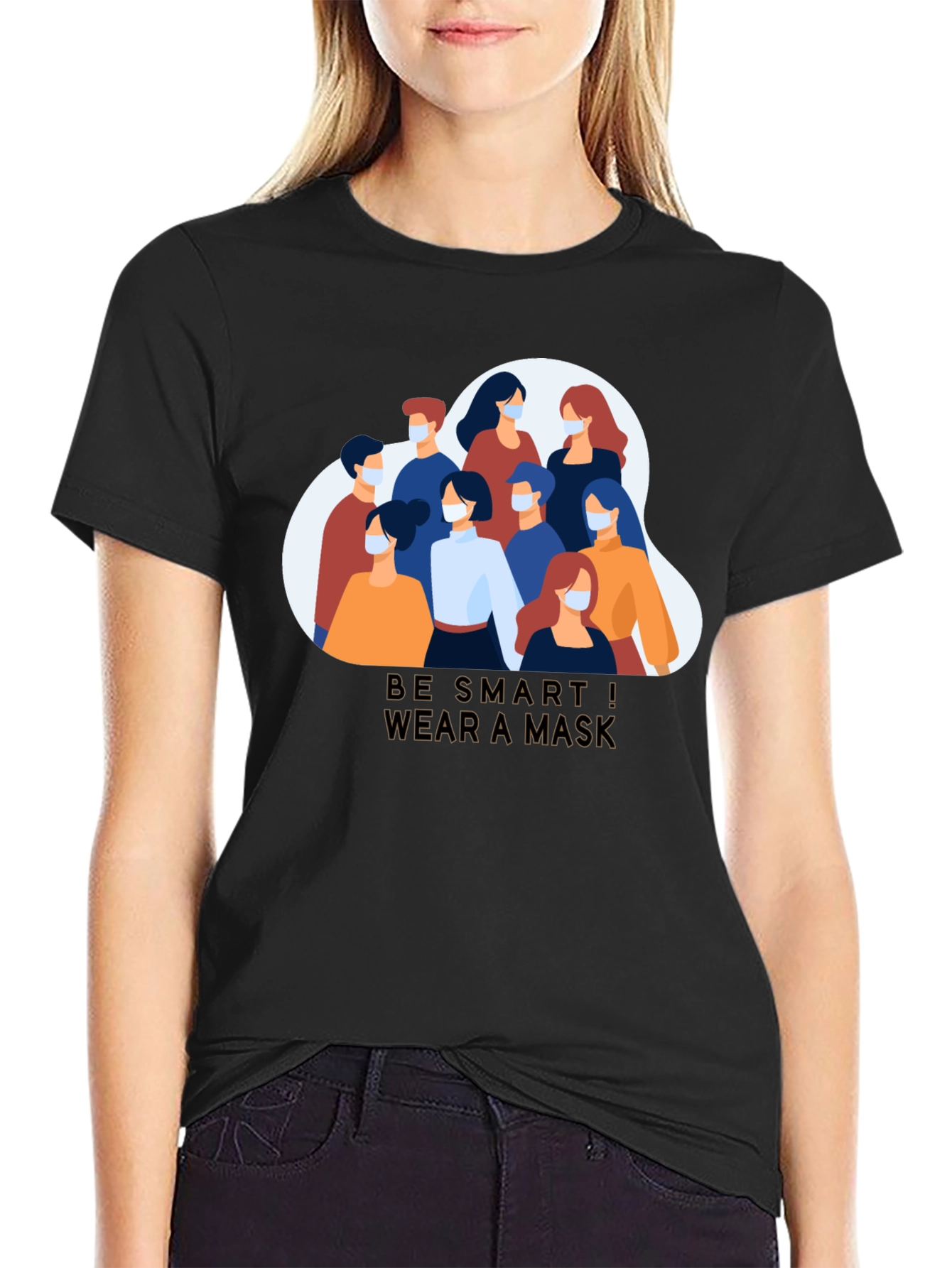 Be Smart Wear a Mask Graphic Tee