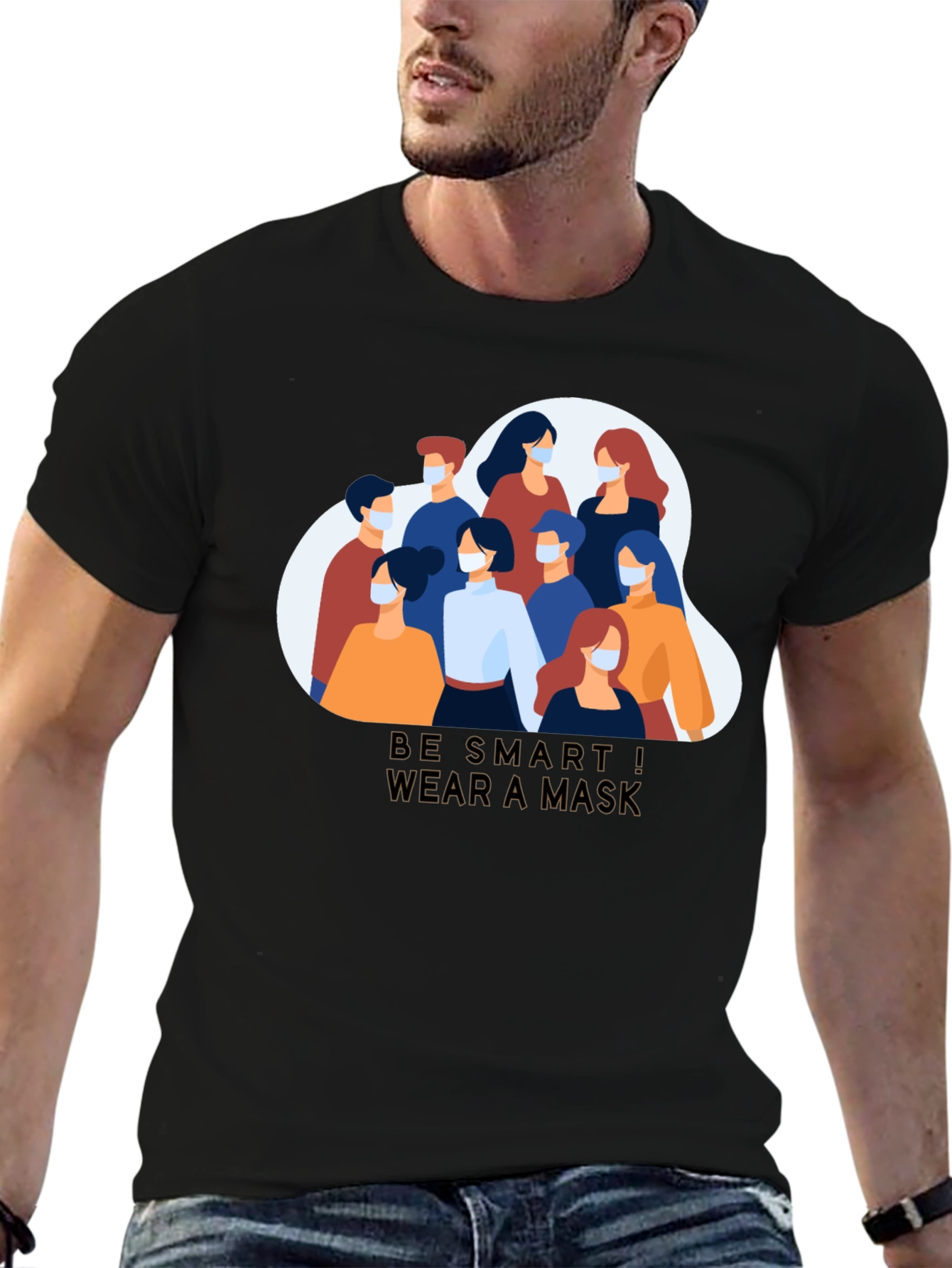 Be Smart Wear a Mask Graphic Tee