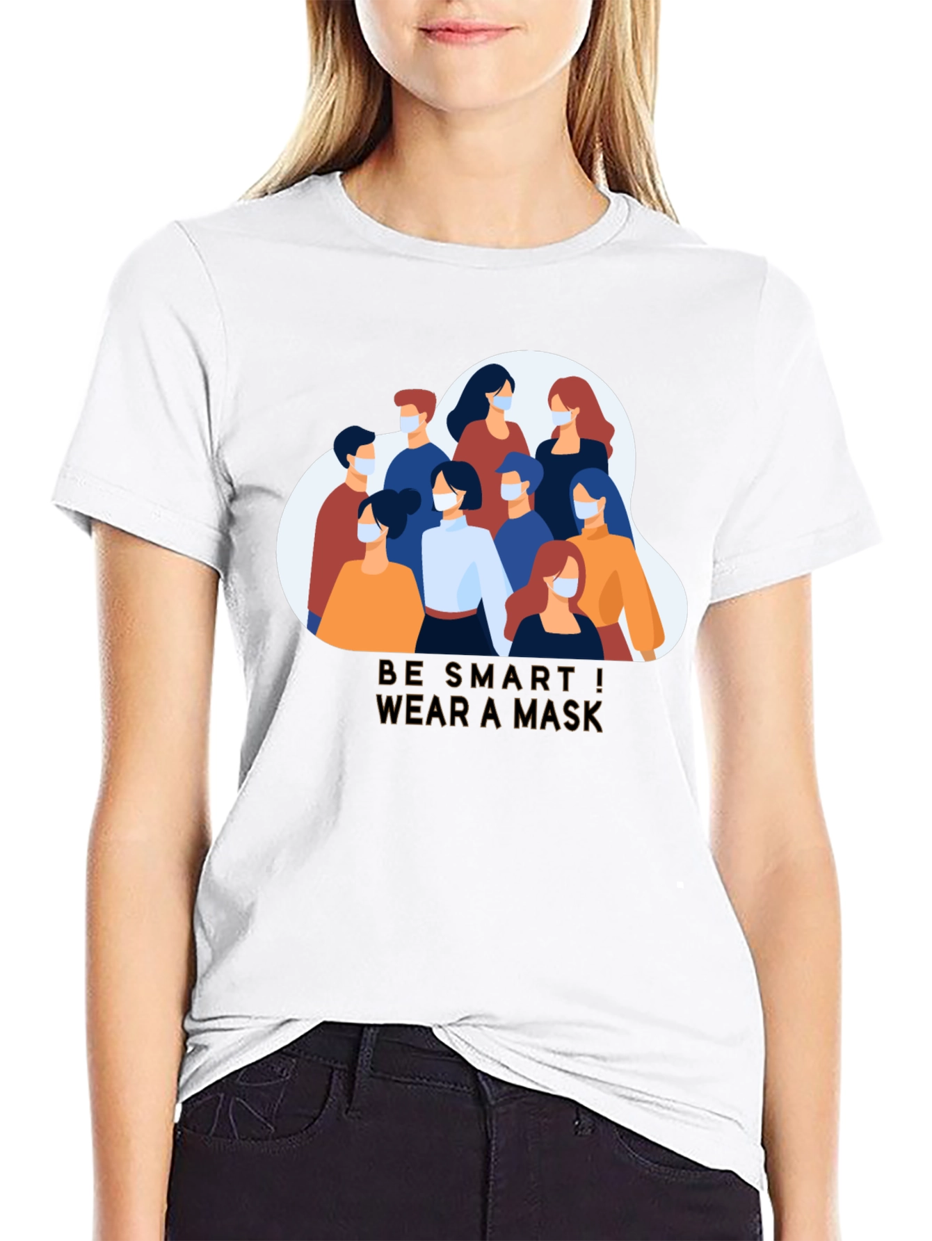 Be Smart Wear a Mask Graphic Tee