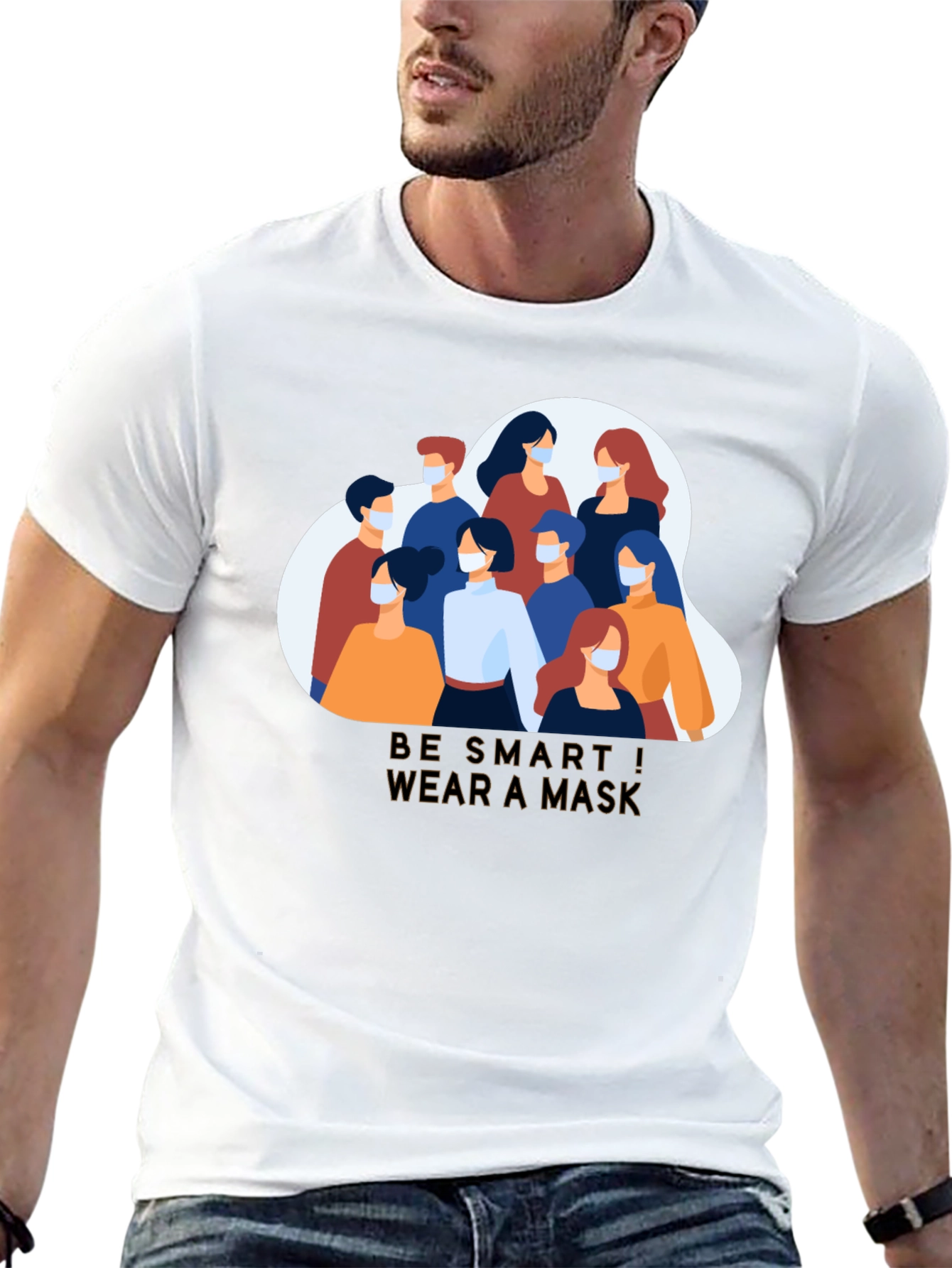 Be Smart Wear a Mask Graphic Tee