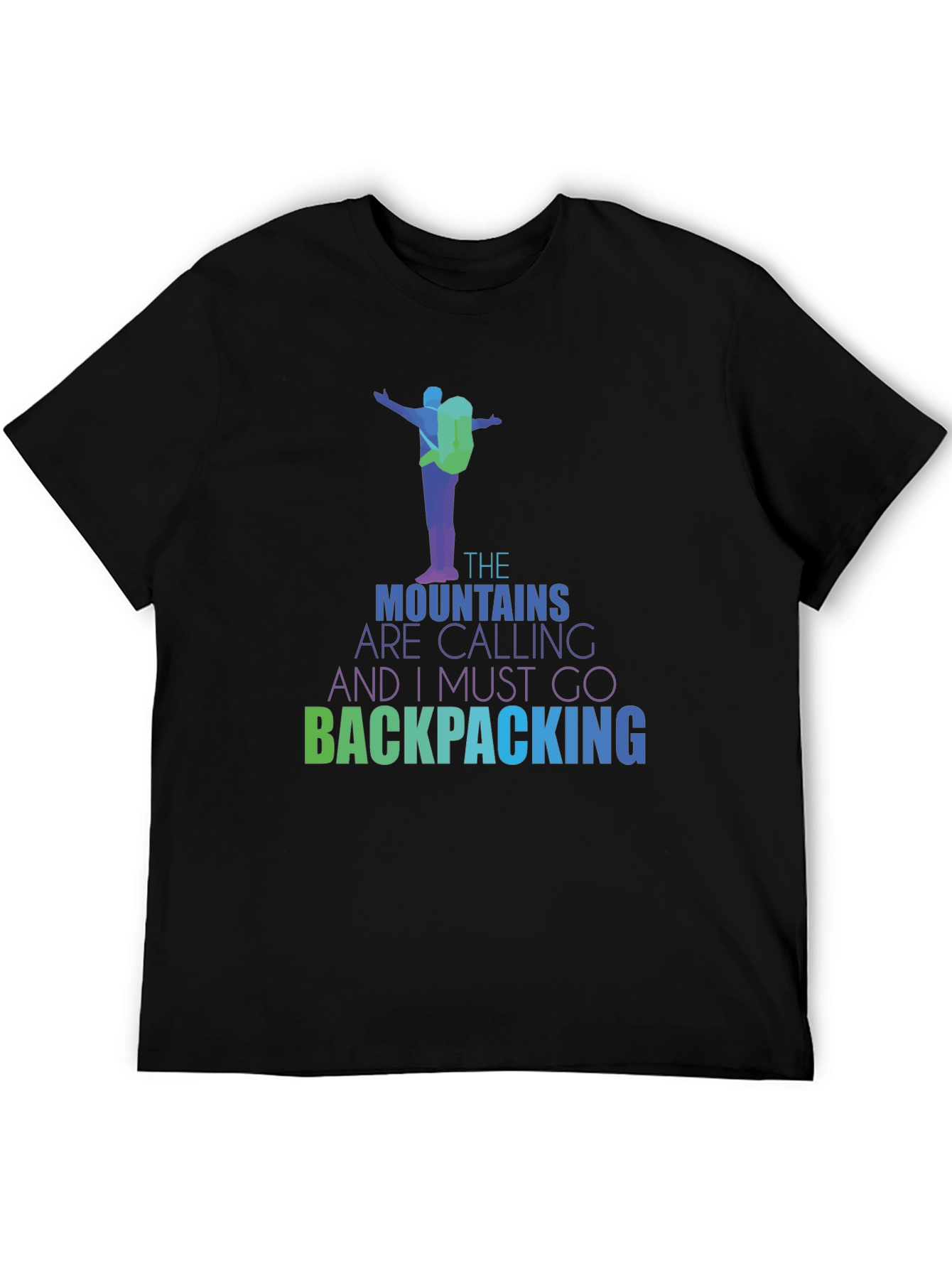 Mountains Are Calling Backpacking T-Shirt