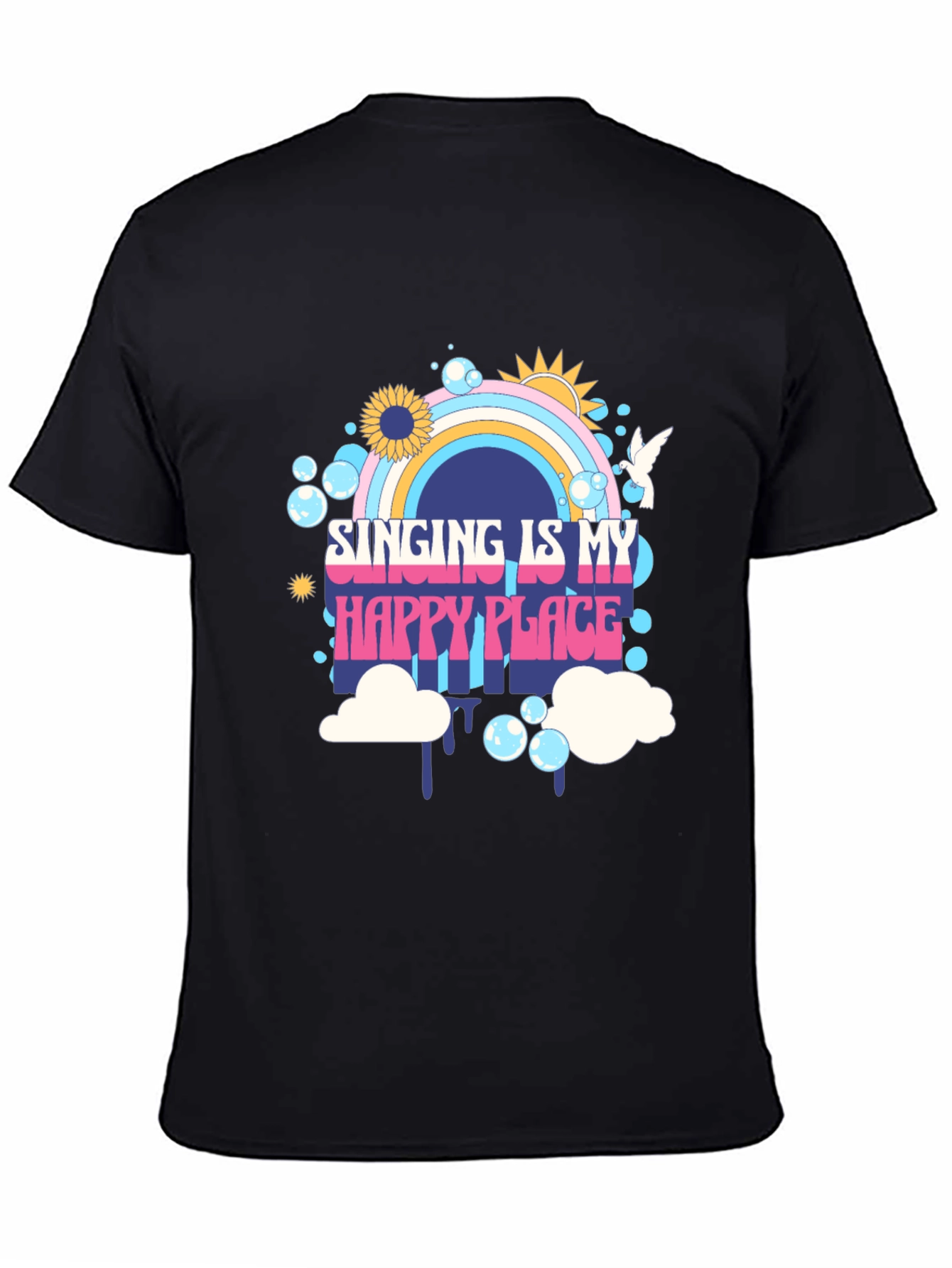 Singing Is My Happy Place Graphic Tee