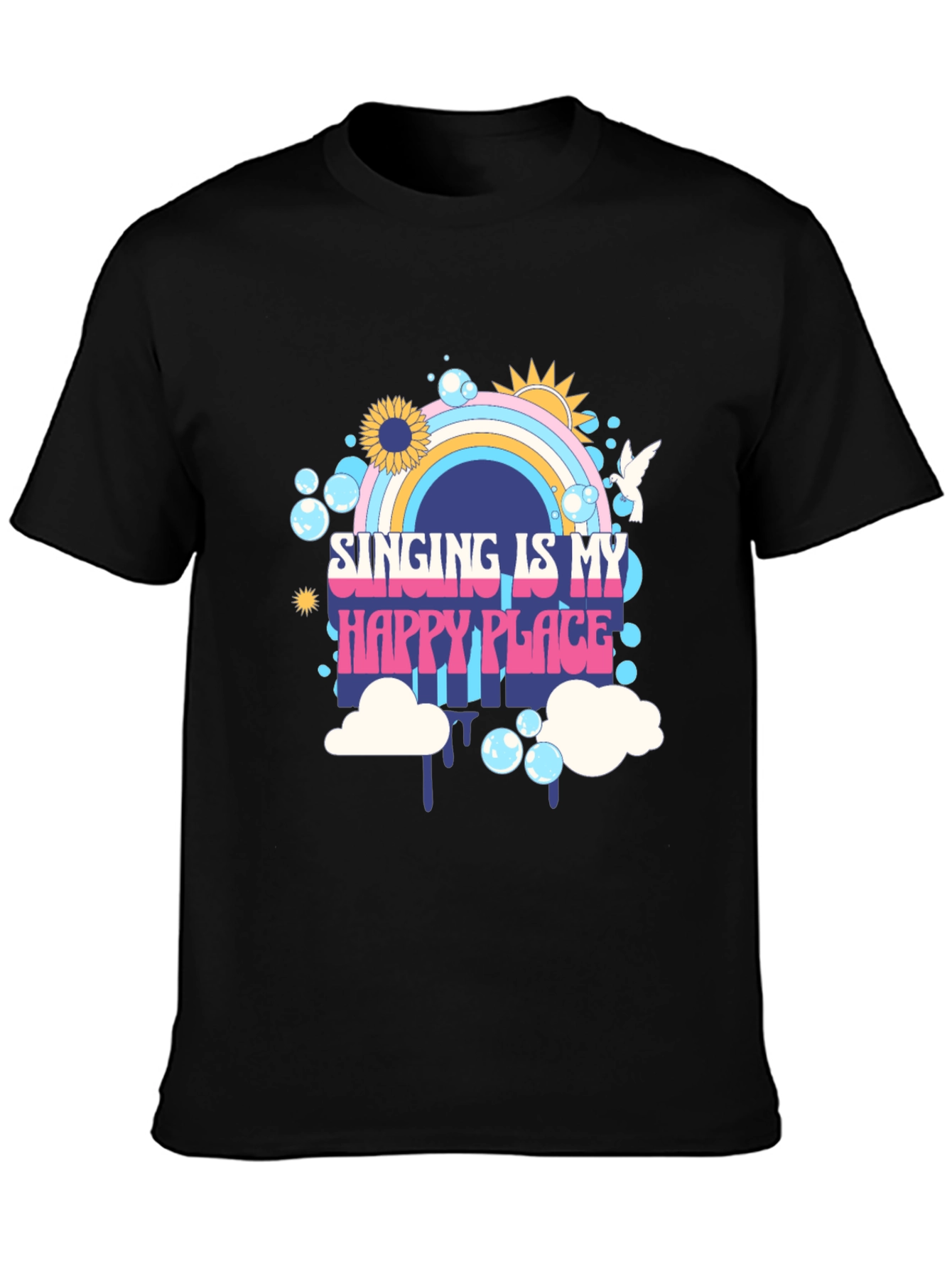 Singing Is My Happy Place Graphic Tee
