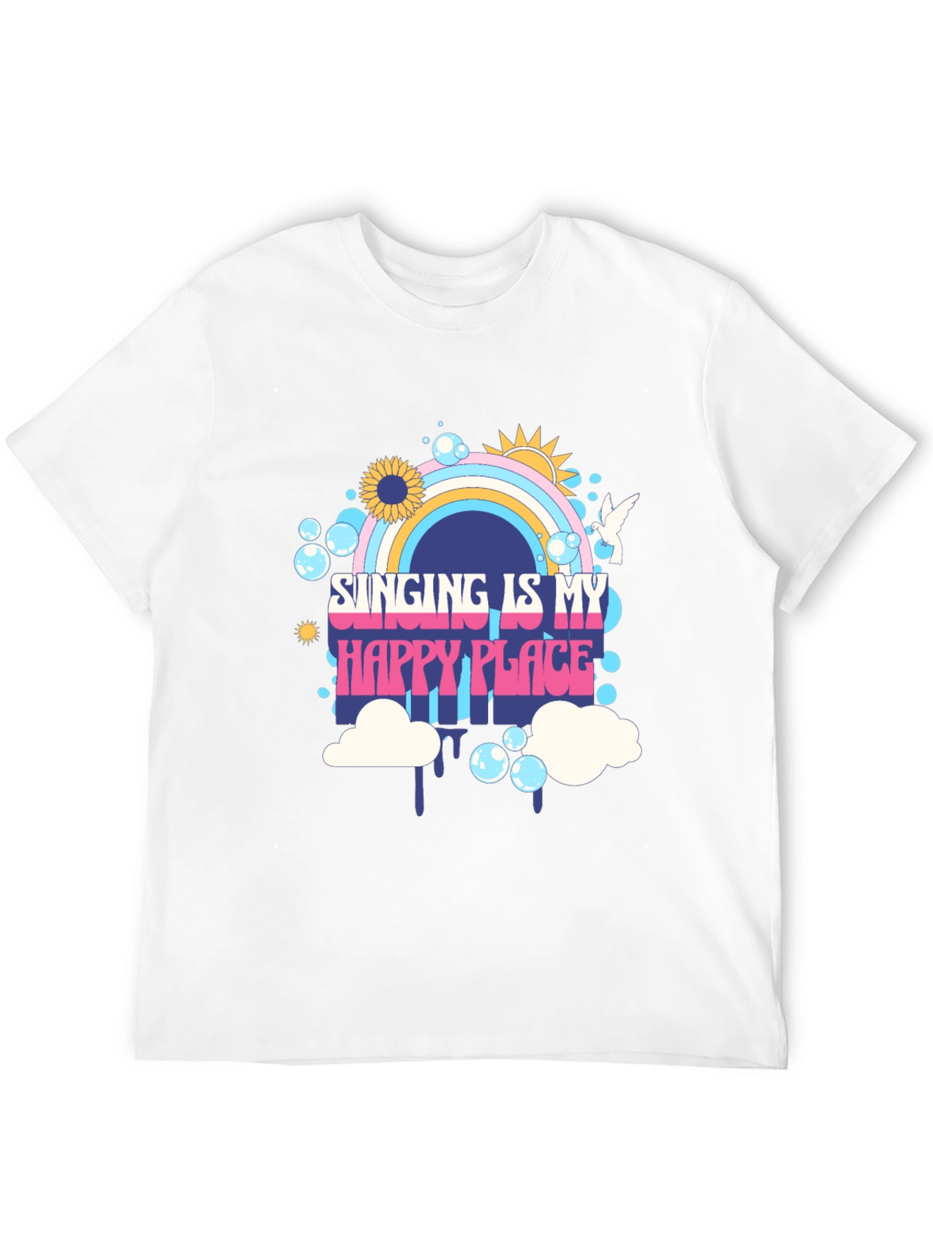 Singing Is My Happy Place Graphic Tee