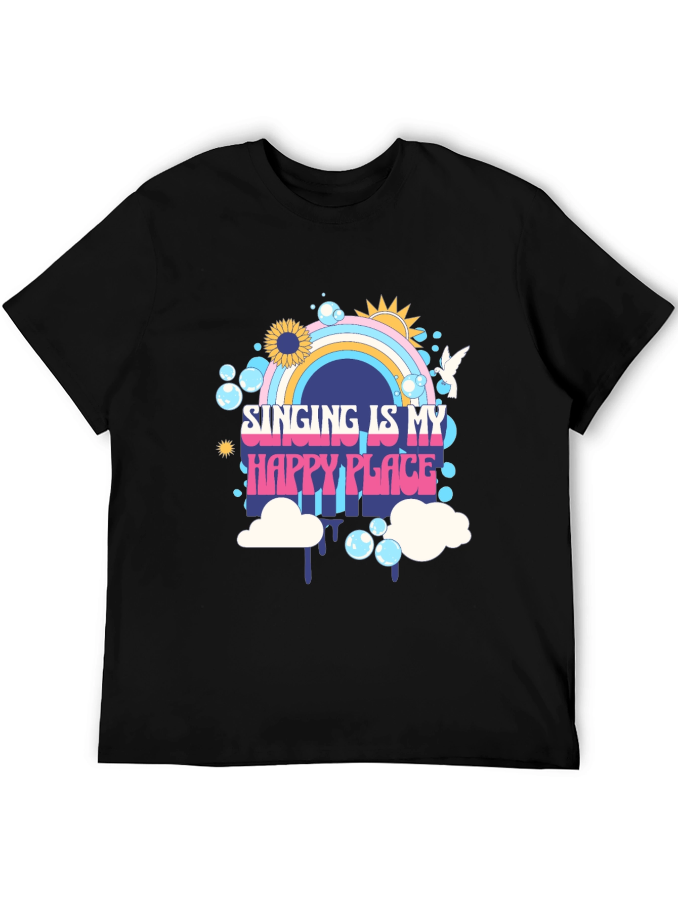 Singing Is My Happy Place Graphic Tee