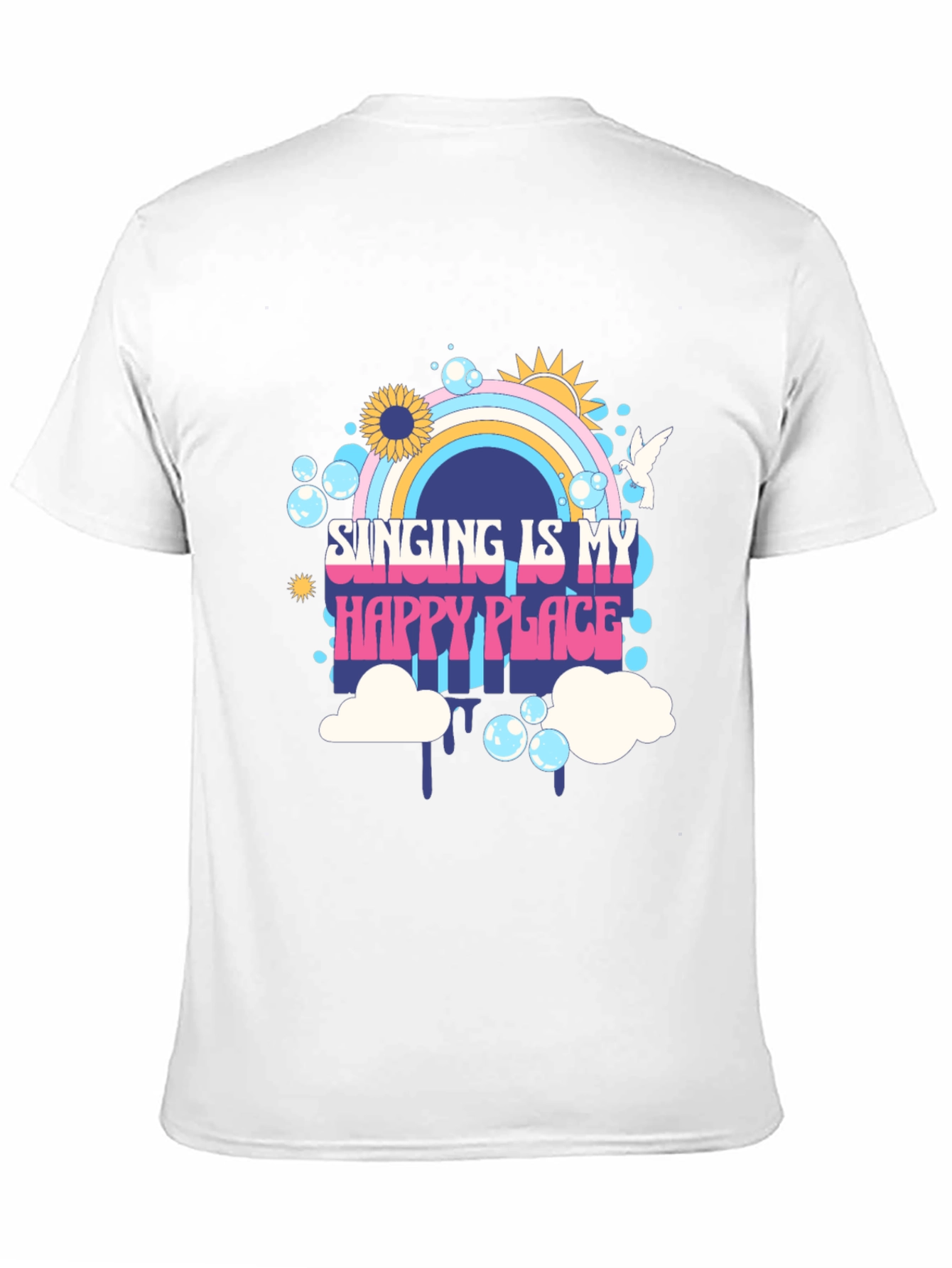 Singing Is My Happy Place Graphic Tee