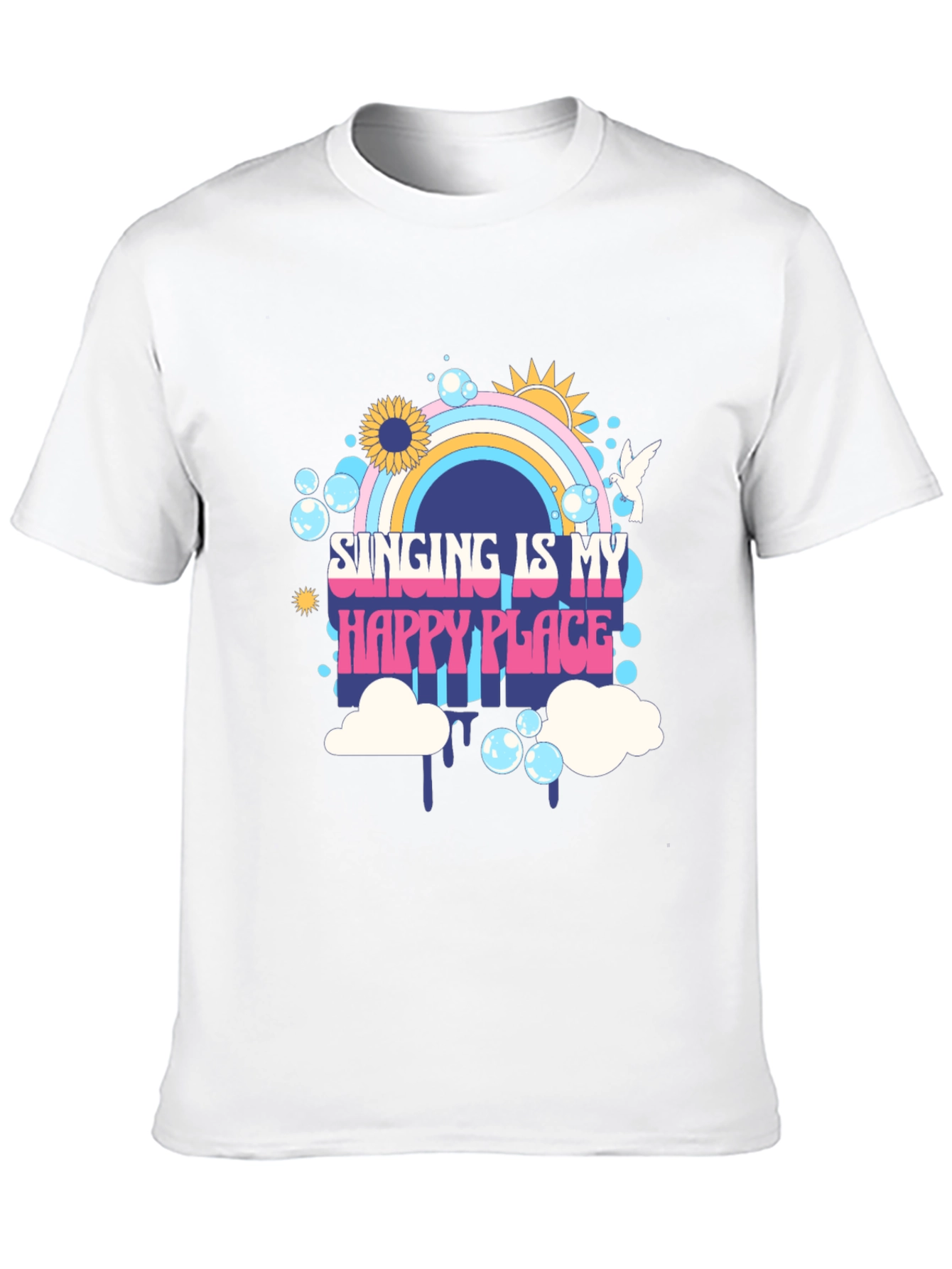 Singing Is My Happy Place Graphic Tee