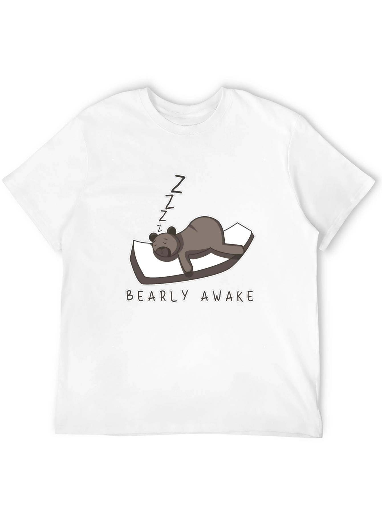 Bearly Awake T-Shirt - Funny Sleeping Bear Tee