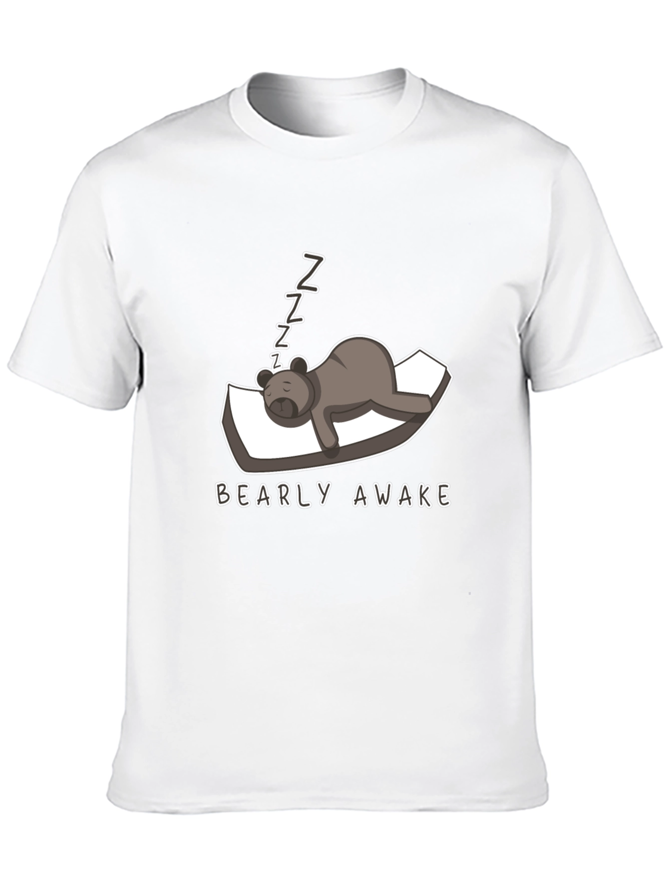 Bearly Awake T-Shirt - Funny Sleeping Bear Tee