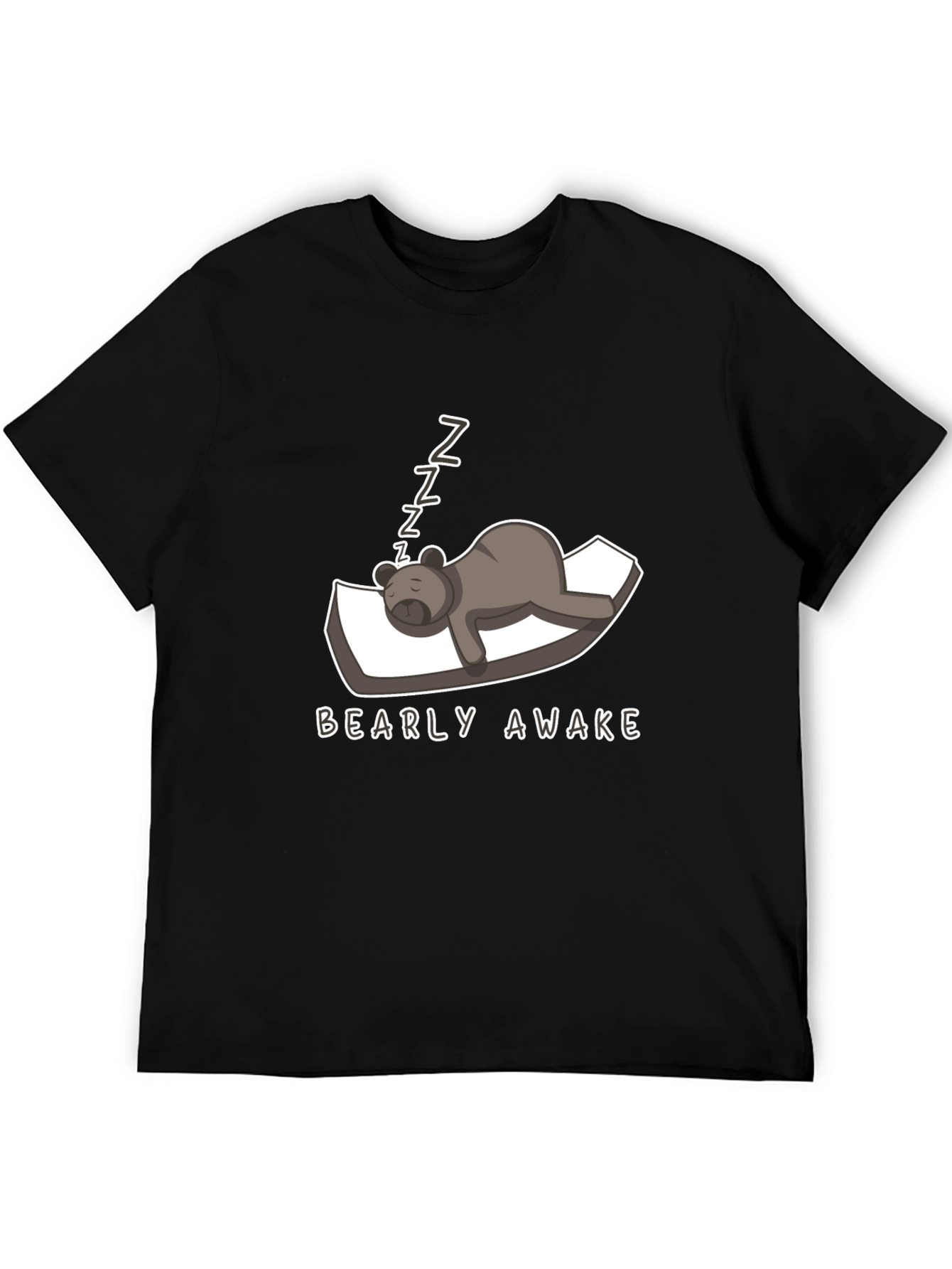 Bearly Awake T-Shirt - Funny Sleeping Bear Tee