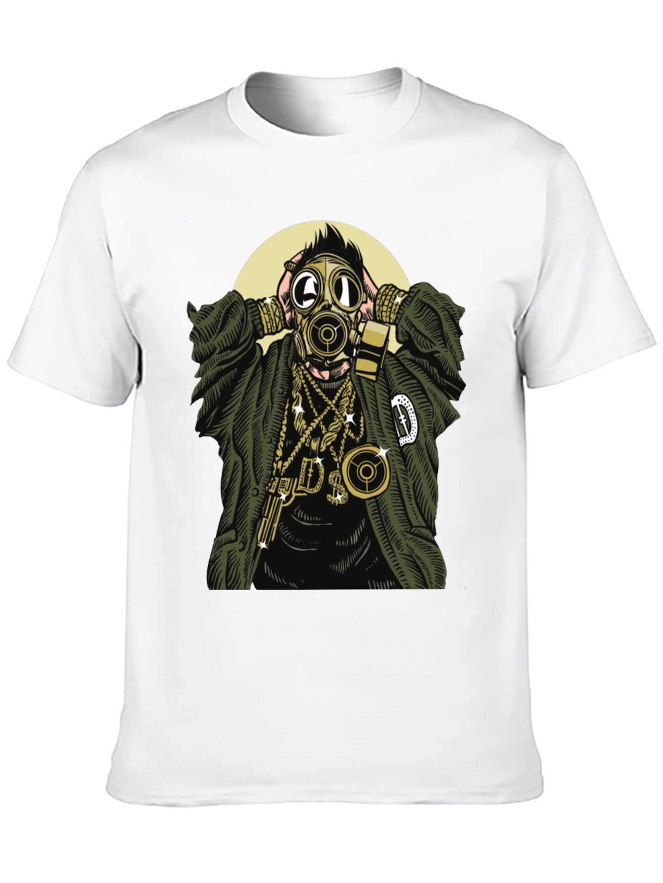 Gas Mask Graphic T-Shirt