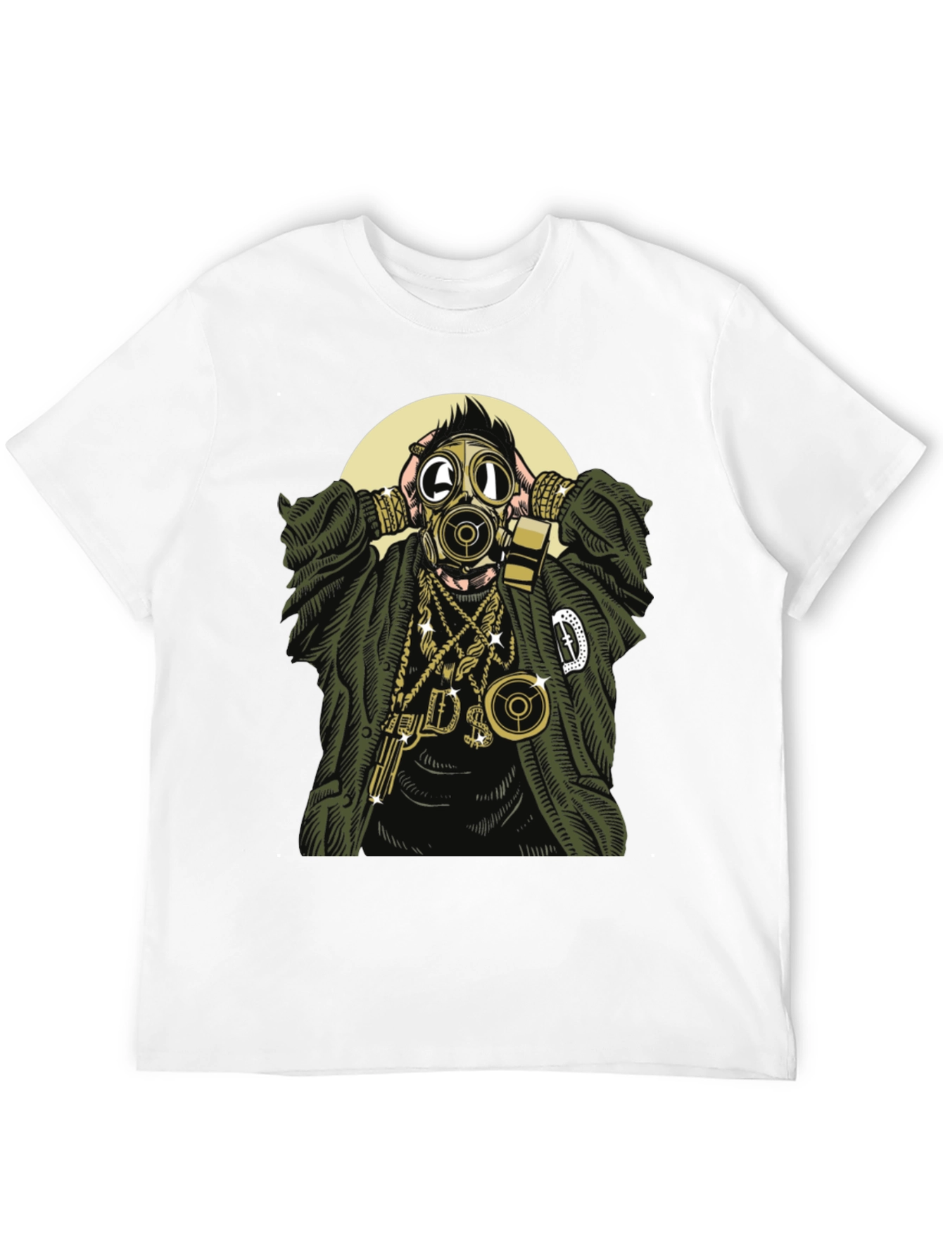 Gas Mask Graphic T-Shirt