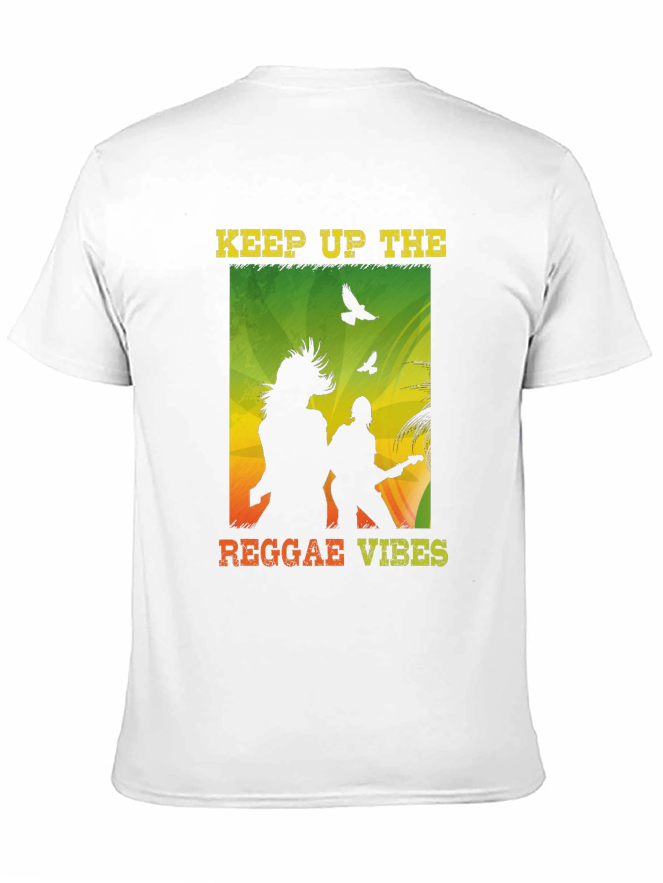 Keep Up The Reggae Vibes Graphic T-Shirt