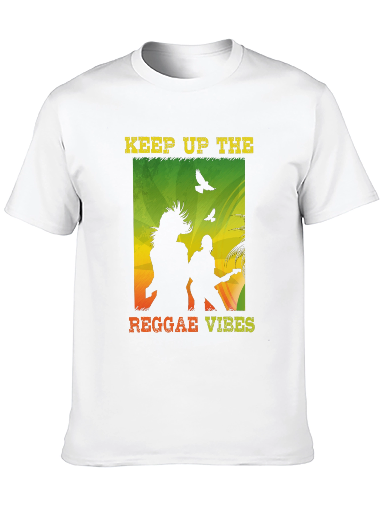 Keep Up The Reggae Vibes Graphic T-Shirt