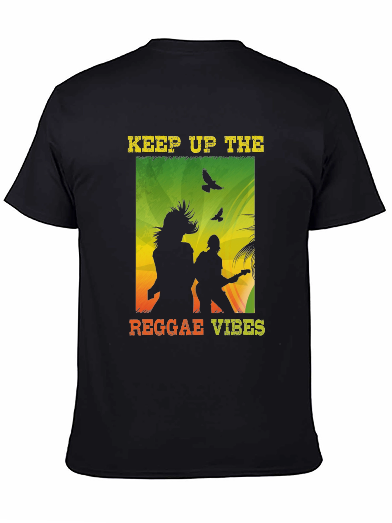 Keep Up The Reggae Vibes Graphic T-Shirt