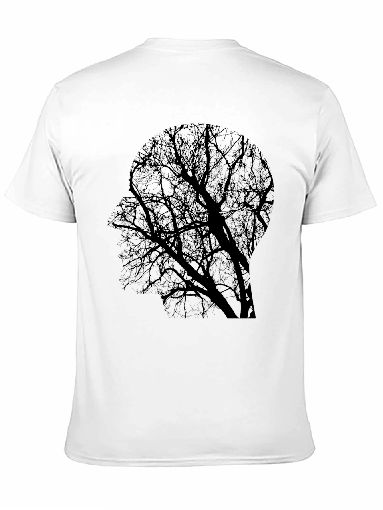 Tree Mind Graphic Tee - Unique Silhouette Design